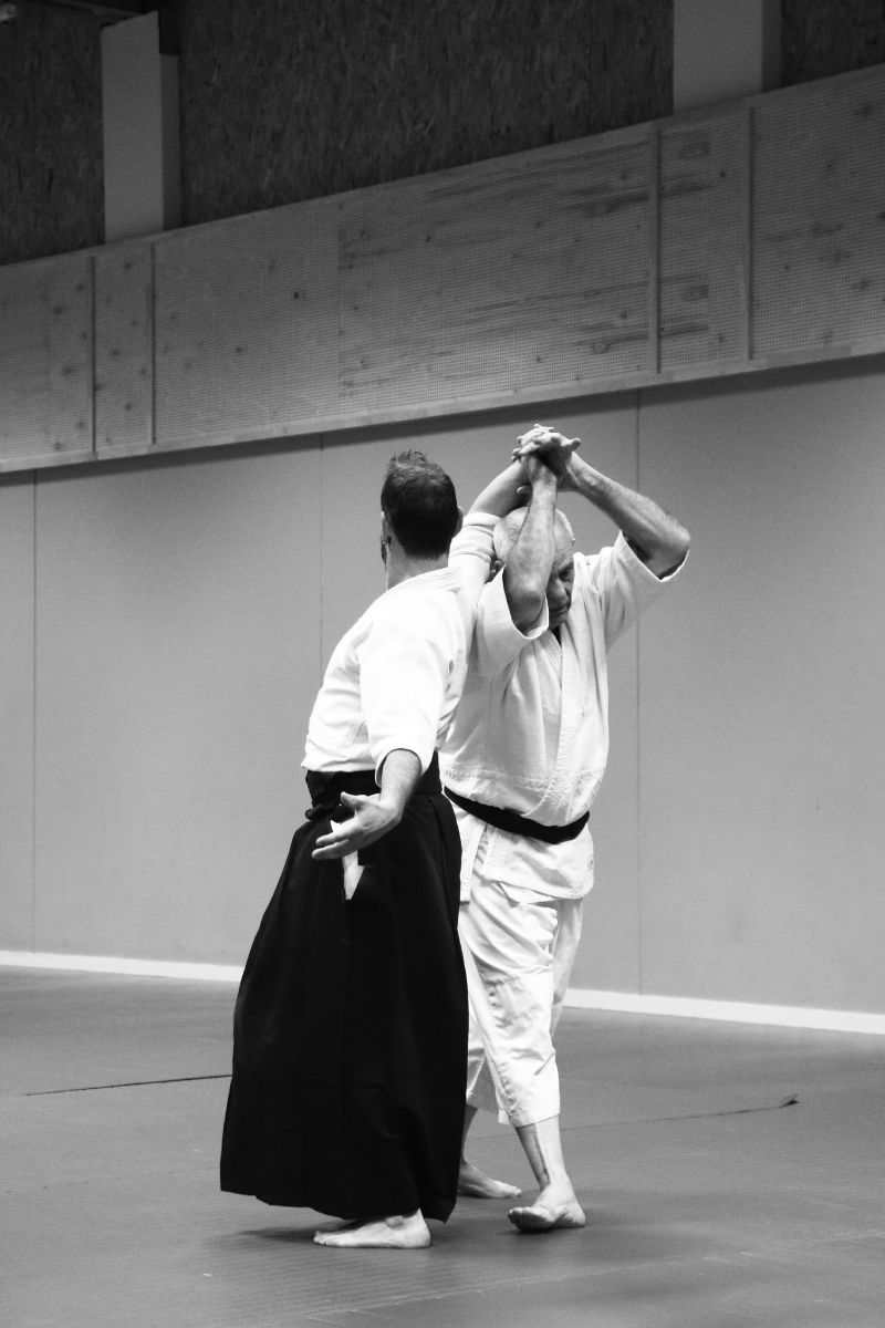 Travail à deux sur le tatami